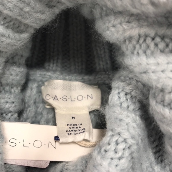 Caslon Chunky Cable Knit Turtleneck Sweater - Picture 4 of 4